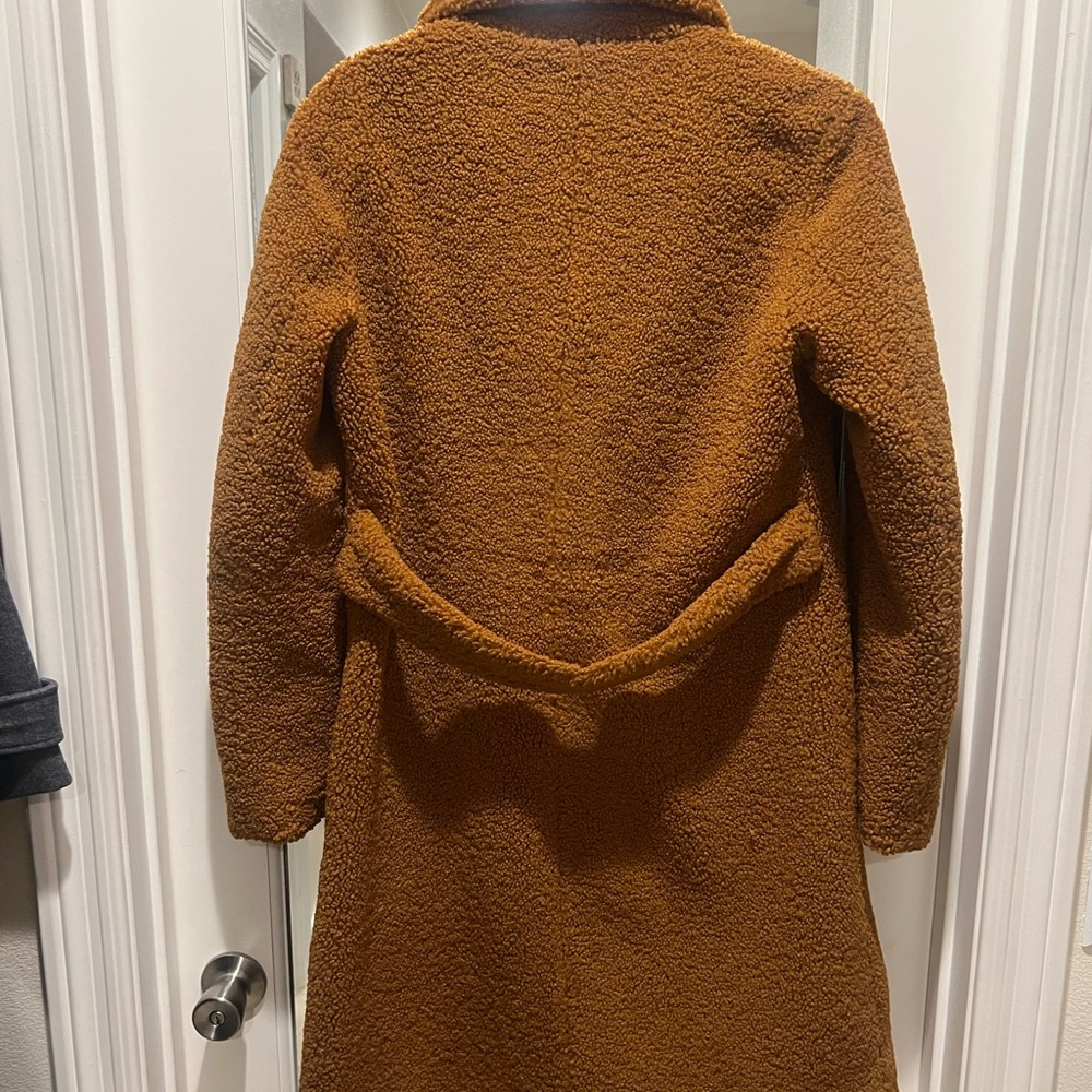 French Connection Tan Teddy Jacket - Picture 2 of 3